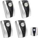 4 Pack Power Save Smart Energy Saver Device Electricity Saving Box, Power Saving Box Electricity Reducer, Power Factor Saver House Voltage Stabilizer Energy Saving Device