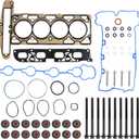 Head Gasket Set Cylinder Head Bolts for 2010-2017 Chevy Equinox Malibu GMC Terrain Buick Regal Lacrosse 2.4L 2384cc 145cid L4 DOHC HS26517PT