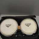 EastRock Bongo Drum 7" and 8" Set for Adults Beginners Professionals Tunable Wood Bongos and Metal Drum Percussion Instruments with Bag and Tuning Wrench