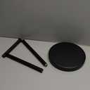 KES Bathroom Toilet Paper Holder Stand Modern Tissue Roll Holder SUS304 Stainless Steel Rustproof Freestanding 20.2" H, Matte Black BPH283S1-BK