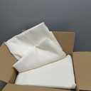 10-Pack Ivory Tablecloths for Rectangle Tables, 60 x 102 Inches, Stain-Resistant Polyester Fabric for 6 Foot Tables - Washable Table Covers for Weddings, Banquets, Birthday Parties, Events