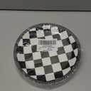 48 Pieces Black and White Checkered Flag Party Paper Plates for Race Car Party Supplies 7" Racing Car Theme Disposable Dessert Plates for Boys Men Birthday Baby Shower Race Fans Party Decorations
