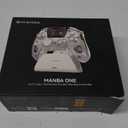 ManbaOne Interactive Screen Wireless Gaming Controller for PC/Switch/Switch 2/iOS/Android,Hall Effect Stick & Trigger,RGB Lighting,Remappable Buttons,1800mAh with Charging Dock (White)