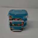 FARBERWARE SET OF 3 GLASS STORAGE CONTAINERS