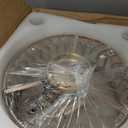 Kviflon 52 Inch Crystal Fandelier Chandelier Ceiling Fans with Lights Gold