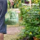 AYOTEE Small Compostable Trash Bags 3 Gallon Trash Bag with Handle, 11.36 Liter/100 Count Small Compost Bags 3 Gallon, Mini Biodegradable Compost Bags for Countertop Bin, Compostable Food Scrap Bag