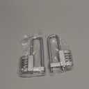 Gisafai 2 Pcs 4 Digit Combination Cabinet Lock U Shaped Code Gym 2.51 x 4.6 Inch Adjustable Padlock Metal Long Shackle Lock for Under 0.6" Width Outdoor College Fences Sports Lockers Gym