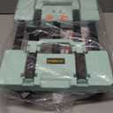 Folding Hand Truck 500lbs, Portable Heavy Duty Dolly Cart, 6 Wheels Collapsible Luggage Cart with 2 Elastic Ropes - Compact Trolley Cart for Easy Moving - Ideal Hand Cart for Travel and More (1.70, Green)