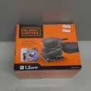 BLACK+DECKER 2.0 Amp Electric 1/4 Sheet Orbit Sander (BDEQS300)