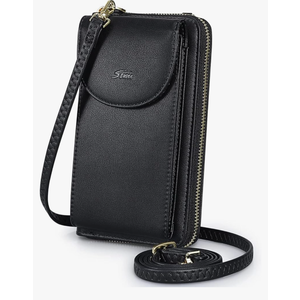 S-ZONE Small Crossbody Bags for Women Cell Phone Purse RFID Blocking Wallet Purses with Credit Card Slots
