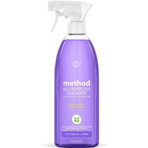 Method All-Purpose Cleaner Spray, French Lavender, Plant-Based and Biodegradable Formula Perfect for Most Counters, Tiles and More, 28 Fl Oz, (Pack of 1)
