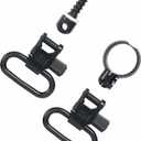 Uncle Mike's unisex adult 115 RF Blued 1', .22 Band, Clam QD Super Swivel Full Band, Black, 1 US