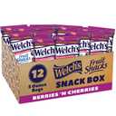 Welch's Fruit Snacks, Berries 'N Cherries, Gluten Free, Sharing Size Bags, Perfect Snacks for Kids and for the Office, 5 oz (Pack of 12), BBD 02/24/27