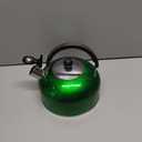 Cabilock 3L Stainless Steel Whistling Tea Kettle for Stove Top Flat Bottom Kettle with Loud Whistle Compatible with Induction and Gas Cookers Ergonomic Handle for Easy Pouring