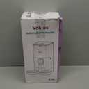 Automatic Cat Feeder for 2 Cats,6 Meals/Day,12 Portions/Meal,Dual Power Double Bowls,Dry Pet Food Autofeeder,10S Voice Record,Flexible Programmable Schedule Timer(White,Stainless Dual Bowls)