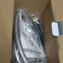 Short Garden Hose 10 Ft, Male to Female Heavy Duty Stainless Steel Small Water Hose Extende Connector, Flexible No Kinks Leakproof 3/4 In Fittings, Lightweight Leader Hose for Patio, Lawn