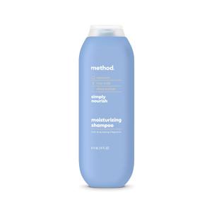 Method Moisturizing Shampoo, Simply Nourish with Shea Butter, Coconut, and Rice Milk Scent Notes, Paraben and Sulfate Free, 14 oz (Pack of 1)