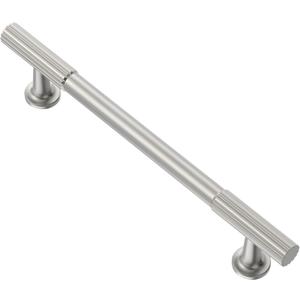 Alzassbg 10 Pack Brushed Satin Nickel Cabinet Pulls, 5 Inch(128mm) Hole Centers Cabinet Handles Kitchen Hardware for Cabinets and Drawers AL3095BSN