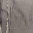 Charmo Scalloped Ribbed One Piece Swimsuit Zipper Racerback Bathing Suit Athletic Swimwear (Small, Black)