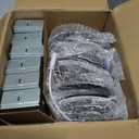 Adetu 4 Inch Anti-Glare LED Downlight,Dimmable Ceiling Light with 5CCT Reset,Selectable from 2700K to 5000K - 12W 1080LM, ETL Certified (Black, 6 Pack Round)