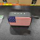 Portable Bluetooth Speaker with USA Flag Design – Wireless Mini Speaker with Stereo Sound & Control Buttons