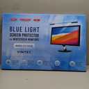 VINTEZ Blue Light Screen Protector for 27 Inch Computer Monitor and Laptop Anti-UV Blue Light Blocking Film for Desktop PC, Eye Protection Filter, 24" x 14", 1 Pack