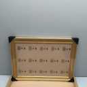 Ornate Classic Gold 10x12 Picture Frame with Raised Leaf Border, 10 x 12 in