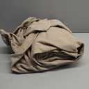 Flax Burlap 90 Inch Pinch Pleated Linen Curtains 2 Panel Set for Living Room Thick Linen Textured Drapes 90 Inches Long Pinch Pleat Drapes Semi Sheer Curtain for Dining Bedroom Office Dark Taupe (Burlywood Birch)