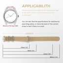 Watch Bands - Thick Premium Military Ballistic Nylon Style Strap With Heavy Silver Stainless Steel Buckle - Choice of Width - 18mm, 20mm, 22mm or 24mm (Khaki)