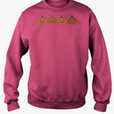 Pumpkin Sweatshirt, Pumpkin Sweater, Jack-o-Lantern Sweatshirt, Halloween Crewneck Sweatshirt, Size 2XL