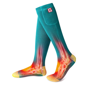 Heated Socks Women Electric Battery Socks Thermal Insulated Socks for Arthritis, Winter Thick Warm Cotton Sox Heating Foot Warmer, Unisex & USA 6-13 Size, M