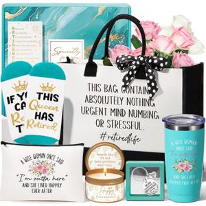 Happy Retirement Gift for Woman 2025, Funny Retirement Gifts for Women Coworkers, Cool Retired Gifts for Retirees Women Teacher Nurse Boss Friend Mom Grandma, Farewell Leaving Gift w/ Canvas Tote Bag (Mint Green) Happy Retirement Gift for Woman 2025, Funny Retirement Gifts for Women Coworkers, Cool Retired Gifts for Retirees Women Teacher Nurse Boss Friend Mom Grandma, Farewell Leaving Gift w/ Canvas Tote Bag (Mint Green)