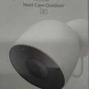 Google Nest Cam Outdoor (Wired, 2nd Gen) - Security Camera with 2K Video and Gemini, Night Vision, 2-Way Audio - Works with Google Home - 2025 Model - Snow (1-pack)