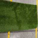 XLX TURF Realistic Artificial Turf Grass 8 FT X 10 FT - Large Fake Grass Carpet Indoor Outdoor Rug for Patio Balcony Dogs Pets Kennel Flooring Kids Playground - Low Pile