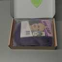 Dark Purple Wig with Bangs for Women Long Purple Wavy Wigs 26 Inch Dark Purple Wigs Natural Looking Heat Resistant Synthetic Wig for Daily Party Use