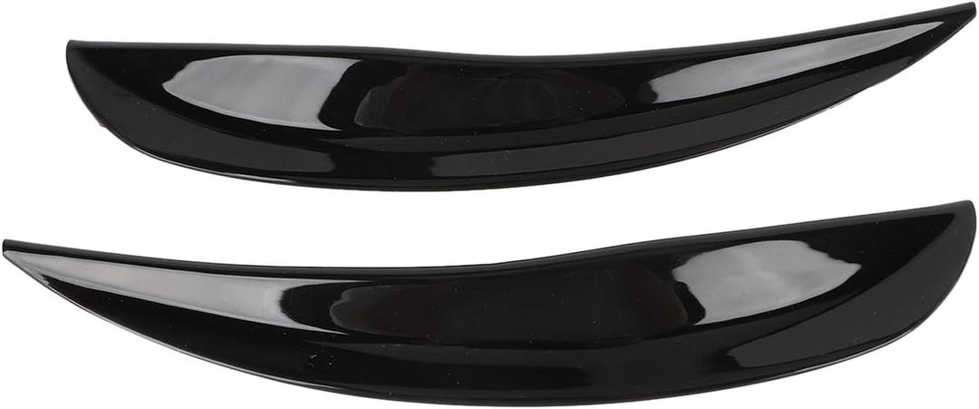 Wheel Tires Eyebrow Strip,Collision Proof Scratch Mudguard Arch Lip Trim Strip for Most Vehicle (Glossy Black)