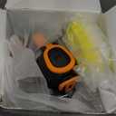 1 Gallon Water Bottle with Straw, 128 oz Large Water Jug with Times to Drink, Reusable Leak Proof with Handle, 2 Lids BPA Free Big Sports Bottles for Fitness Gym Camping (Grey, 128 Ounces)