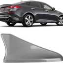 Car Shark Fin Antenna Cover, Shark Fin Roof Antenna Cover 96219 D5000EBQK Roof Antenna Aerial Shell Replacement for Sedan(Silver)