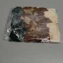 24Pcs Velvet Bows for Christmas Tree, Brown Beige Green Bows Christmas Decorations with Twist Tie, Bulk Vintage Velvet Ornaments for Wreath Garland Gift Wrapping Wedding Champagne Parties 3.5"x3.5"