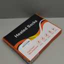 Heated Socks - 6000mAh Rechargeable Heated Socks for Men Women - Up to 10 Hours - APP-Controlled Electric Socks - 4 Heating Settings - Washable Winter Foot Warmer Socks