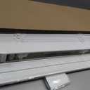 TEDNOVA 2" Cordless Faux Wood Blinds, White, 35.5" W X 60" H