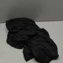 Table Covers for 6 Foot Tables, Black Washable and Wrinkle Resistant Stretch Tablecloths Rectangle 6ft for Events, Wedding, Banquets, Parties (72" x 30" (Rectangular))