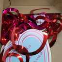 36Pcs Love Villa Island Party Decorations Set | Love Hanging Swirls with Funny Quotes Romance Themed Party Ceiling Hanging Decorations for Bachelorette Party Supplies