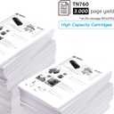 Arthur Imaging WITH CHIP Compatible Toner Cartridge Replacement for Brother TN760 TN 760 TN730 to use with HL-L2350DW HL-L2395DW HL-L2390DW HL-L2370DW MFC-L2750DW MFC-L2710DW DCP-L2550DW (Black 1Pack)