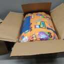 Wildkin Kids Original Nap Mat Cozy Kids Sleep Mat with Pillow, Ideal for School & Travel - Under Construction