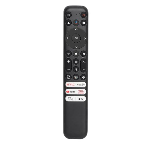 RC813 Voice Remote Control, for TCL Google TV Remote Control, Comes with 6 Shortcut Keys. Compatible with TCL 4k QLED/UHD/QD-Mini Series Smart TVS