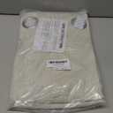 PrinceDeco Blackout Curtains for Bedroom 100% Black Out Curtains 54 Inch Long Anti Rust Grommet Thermal Insulated Drapes Privacy Protection 2 Panels Set,52" W x 54" L,Natural