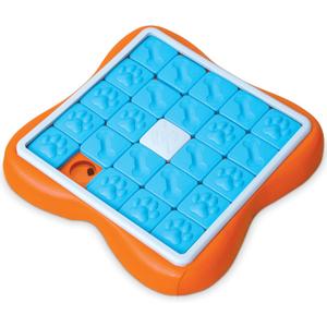 Outward Hound by Nina Ottosson Challenge Slider Treat Puzzle Enrichment Toy, Level 3 Advanced, Multicolored (1 Count (Pack of 1))