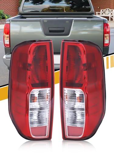 LIWEDFG Tail Light Assembly Compatible with Nissan Frontier 2005-2021 | Suzuki Equator 2009-2012, Halogen Type Rear Lamp Replacement for NI2800170 26555EA825 NI2801170 26550EA825, Red Lens Pair