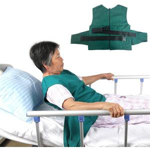 Vest Restraint Suit for Bed/Wheelchair, Anti Fall Elderly Bed Restraint with Back Zipper Closure, Sturdy Chest Restraint Band for Seniors with Dementia (XL)